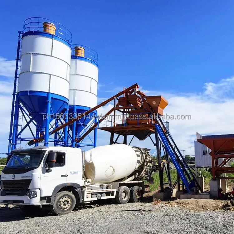 Hopper type Concrete mixing equipment for the construction industry HZS35 Concrete Batching Plant