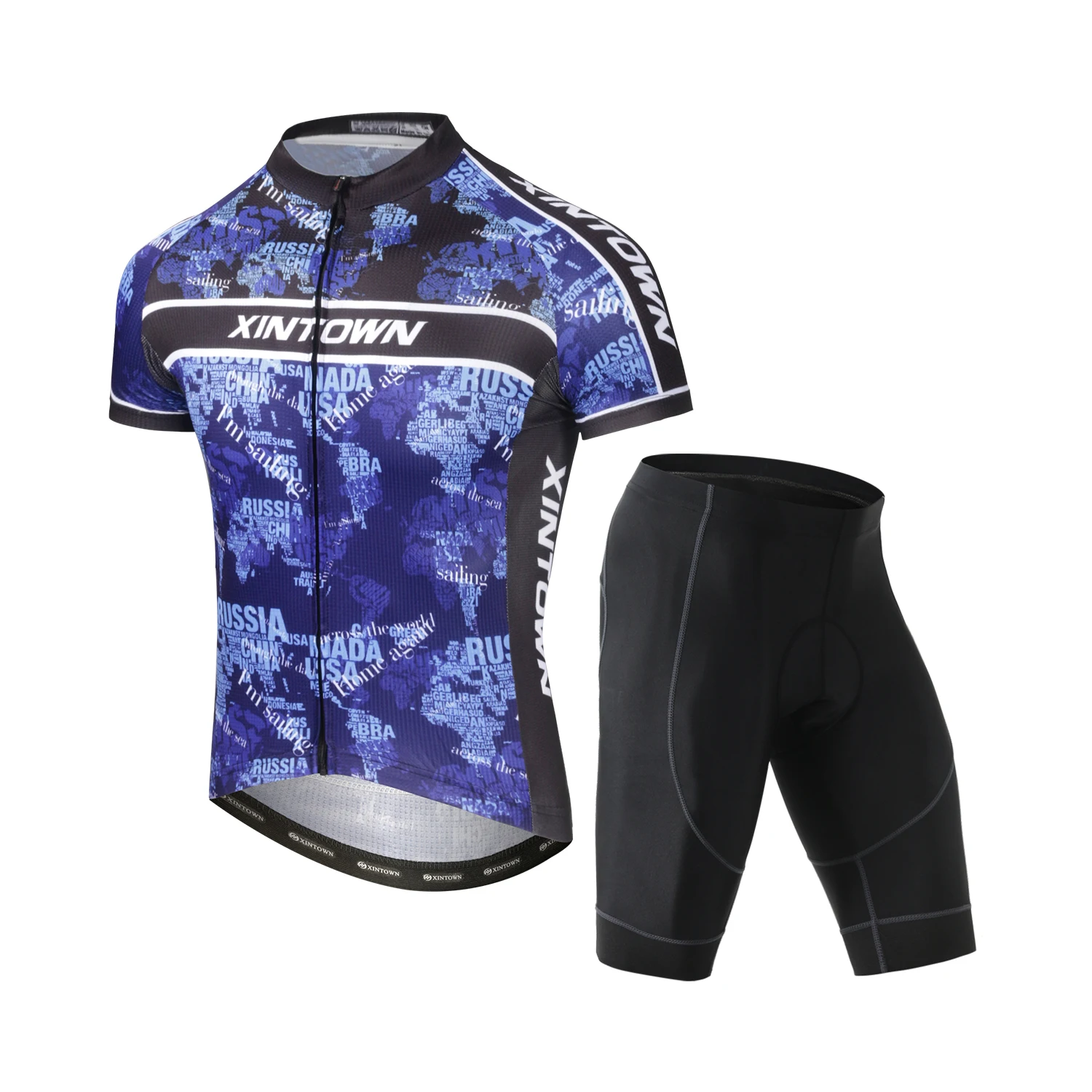 wholesale Custom OEM Design Cycling Suit Bike Clothes Cycling Bib Shorts Set Clothing Cycling Jersey