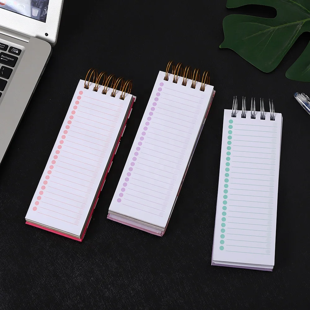 2025 Custom New A5 Watercolor Paper Dotted Lined Notebook Cute Spiral Business Office School Writing Gift Classmates Promotions