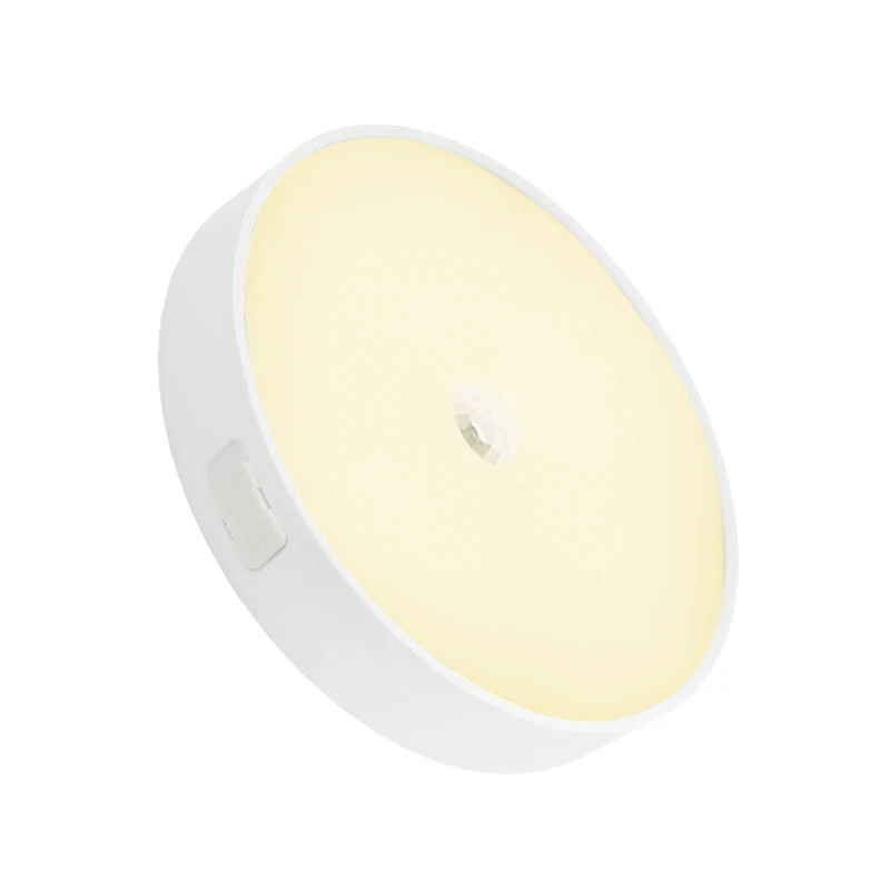 
USB Rechargeable CCT Wall Lamp LED Wireless PIR Motion Sensor Night Light For Bedroom Stairs Cabinet Wardrobe Lighting 