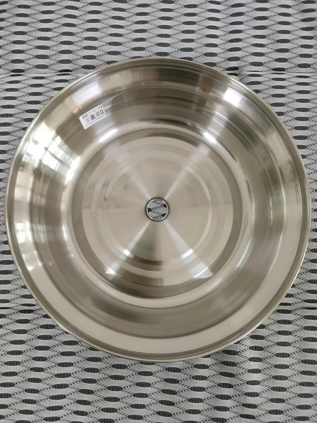 Stainless Steel Metal Buffet Table Serving Round Plate Hotel Kitchen Restaurant Commercial Dinning Tray Food Cover