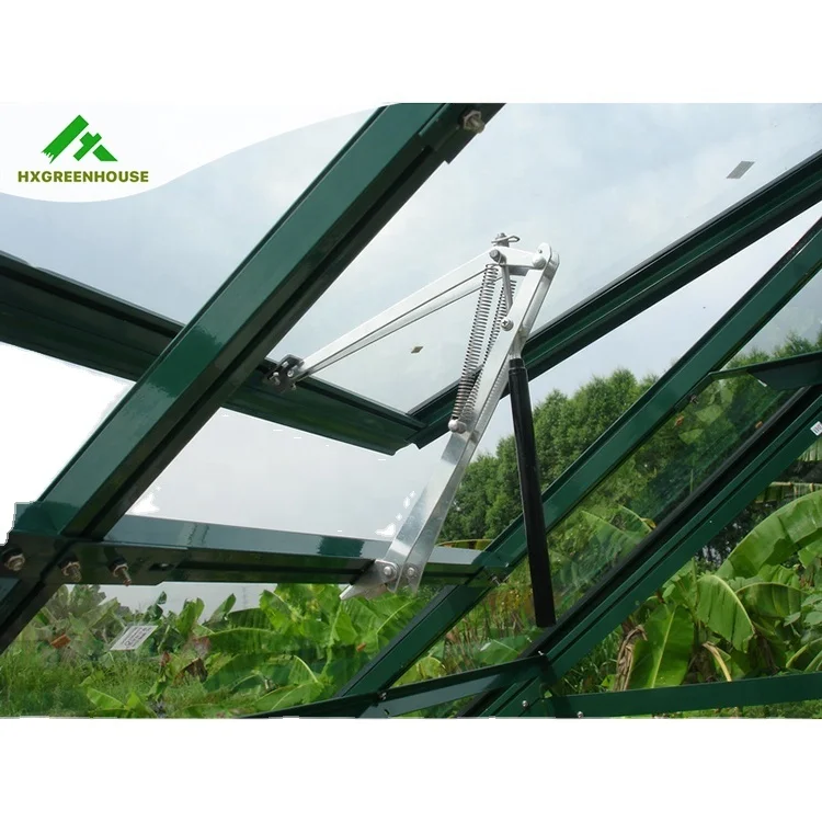 Automatic greenhouse ventilation - thermo door opener/window opener