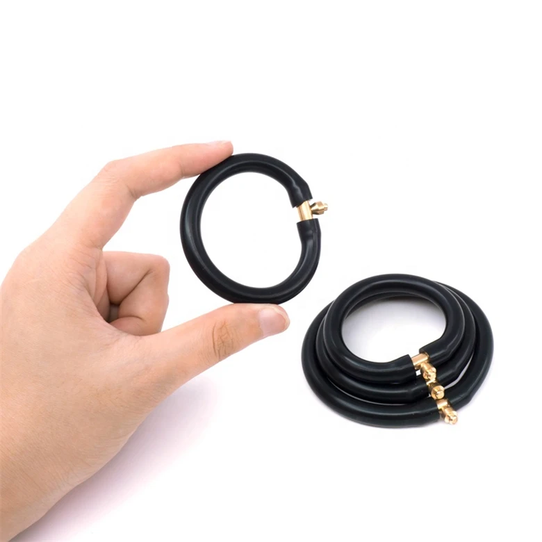 Penis Extender Electric Shock Penis Ring Pulse Therapy Cock Ring Male Masturbation Stimulation
