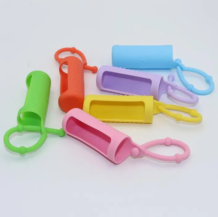 Colorful Silicone Protective Carrying Holder Case for 10ml Essential Oil Bottle