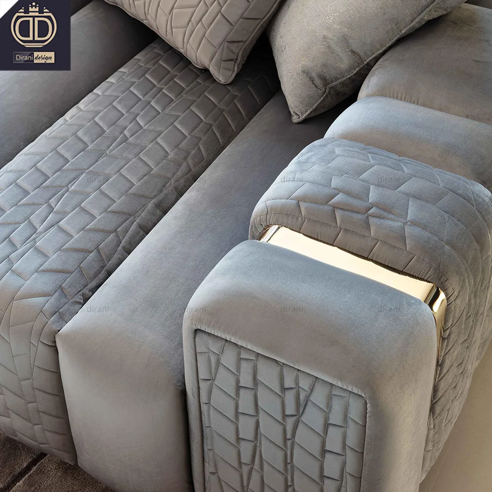 2022 hot sale dark gray living room furniture sofa set genuine leather italian luxury modern leather sofa