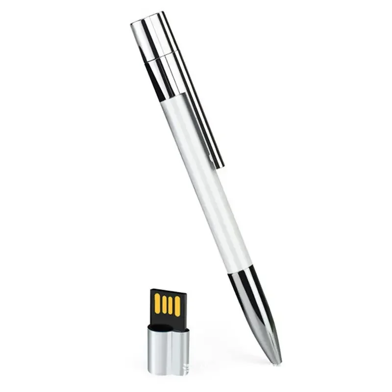 Custom Logo High Quality Chip Ballpoint Pen Drive  USB Flash Drive Corporate Gifts
