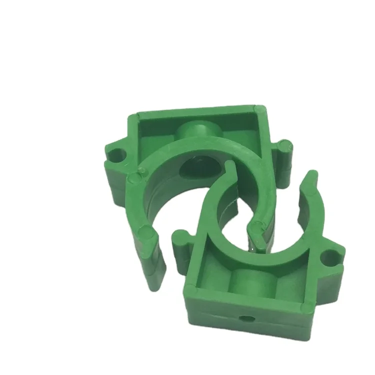 Трубчатый зажим зеленого цвета для полипропиленовой трубки 20-63 мм