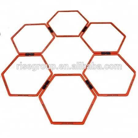 2024 Custom Hexagonal Fitness Equipment Exercises Sports Speed Training Agility Ladder