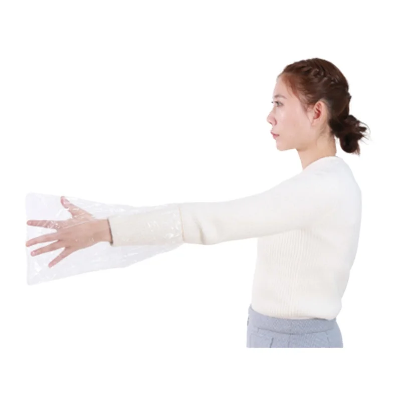 Кухонный одноразовый полипропиленовый чехол, пластиковый чехол на руку, водонепроницаемый, маслостойкий чехол