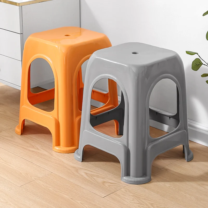 Оптовая продажа прочный пластиковый стул для укладки табуретов современный улицы