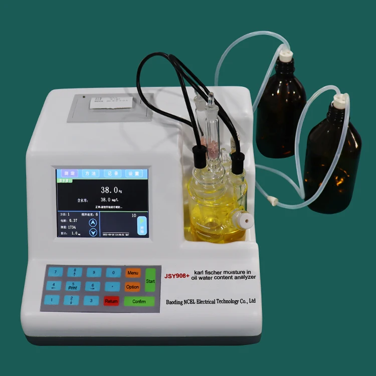 JSY908+ Laboratory use  Automatic karl fischer titrators moisture analyzer