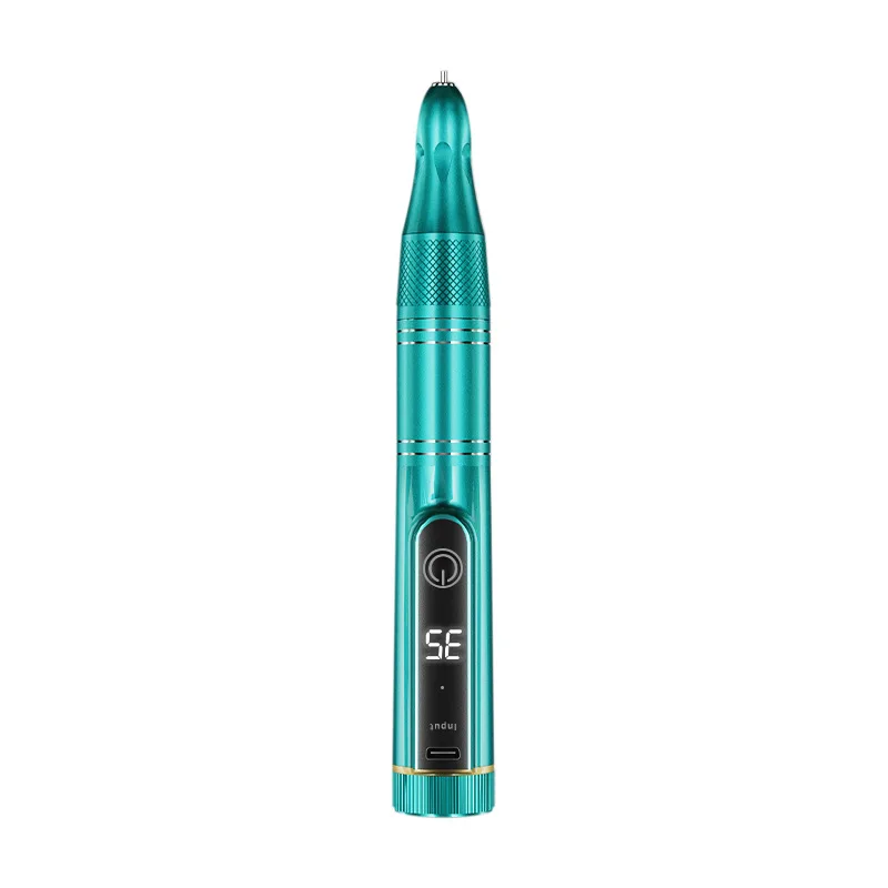 USB Rechargeable Nail Drill Pen Portable Wireless 35000 High Speed Professional Gel Nail Remover Cordless Colorful Nail Polisher