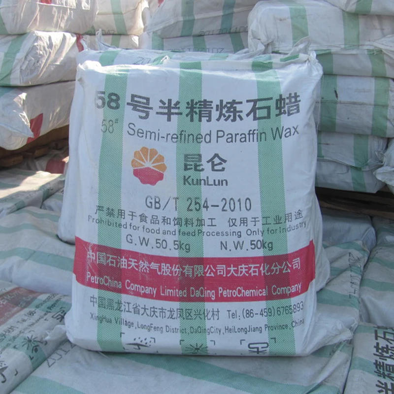 DAQING 58 Semi refined paraffin wax
