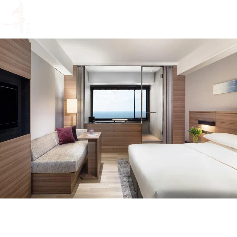 
Modern design wood headboards king size bedroom hotel bedroom furniture set 5 star hotel 