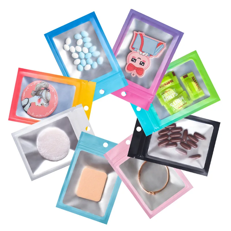 Customizable Ziplock Bag Secure Zippered Design Zipper Top Packaging Potato Chips Lollipops Cakes Made Durable CPP Material