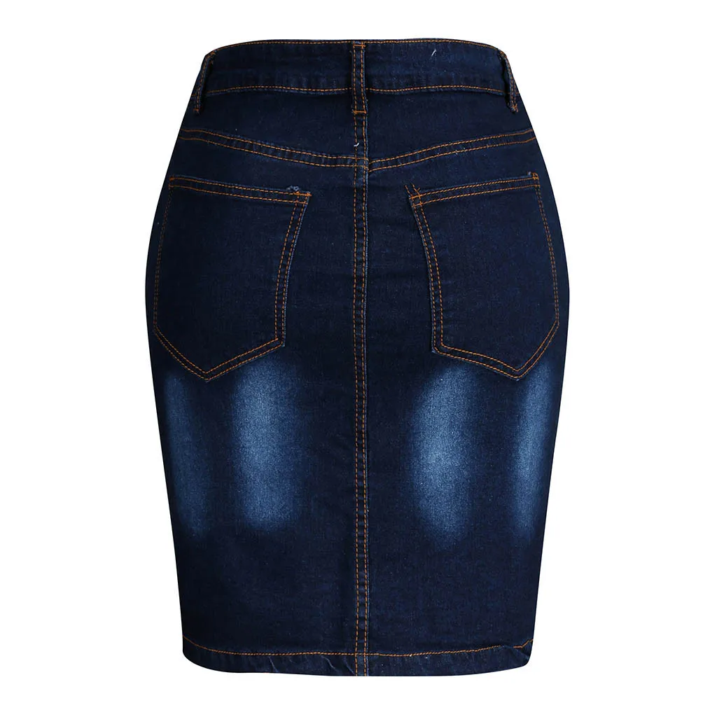 New Wish plus size Denim Skirt