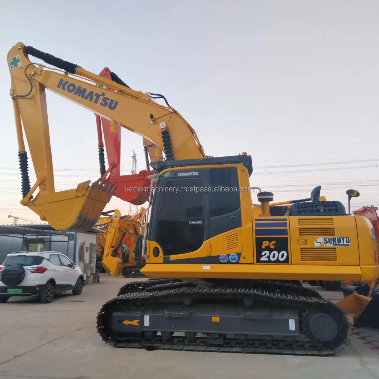 Оригинальный японский PC200-8 Komatsu PC200 с высококачественным подержным экскаватором