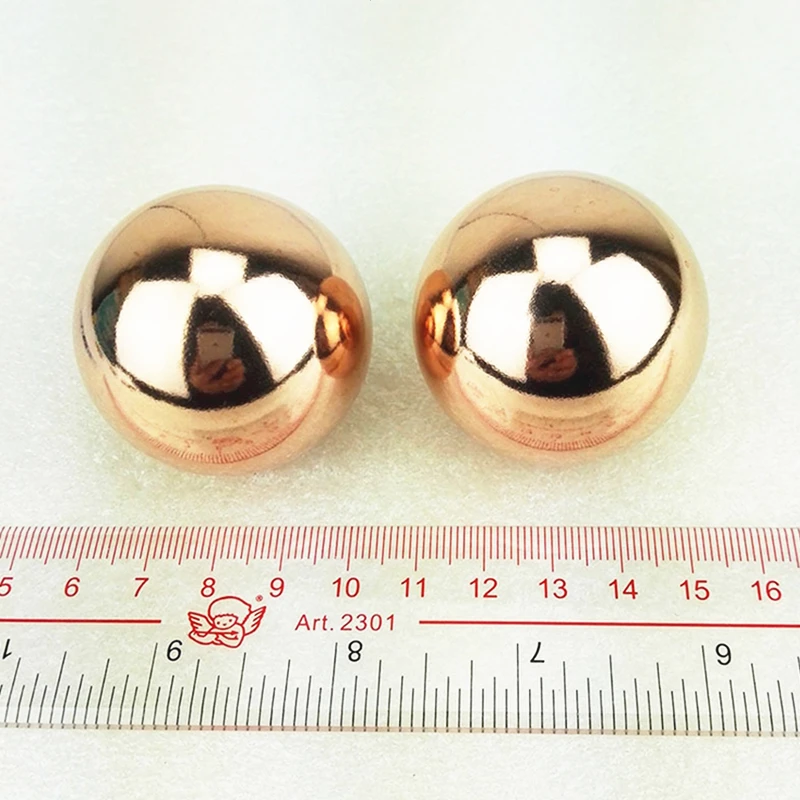 
50mm solid copper ball Fitness Handball Health Exercise Stress Relax 