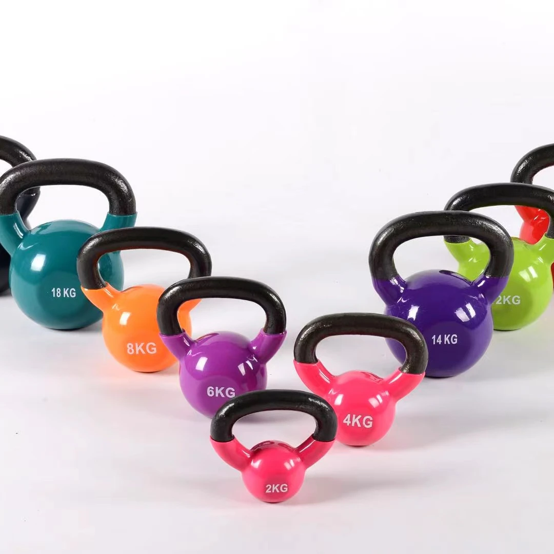 
4 кг виниловое покрытие Kettlebell с пользовательским логотипом для домашнего спортзала, пластиковый kettlebell унисекс, материал для тренировок в тренажерном зале, оригинальный пол 