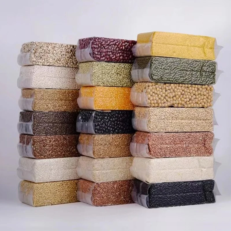 1/2/5/10kg packaging rice grain bag mould Vacuum sealer bag Thickened nylon rice brick vacuum bag