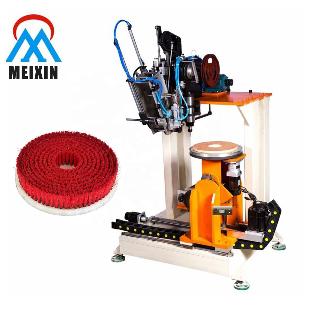 Meixin Wholesale Automation Industrial Disk Brush Drilling And Tufting Machine/Abrasive Brush Making Machine in Russia