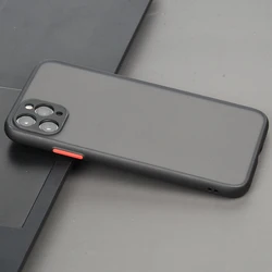 Защитные ТПУ + PC чехлы-бампер для iPhone 11 Pro Max XR XS X 8 7 матовый прозрачный противоударный чехол задней