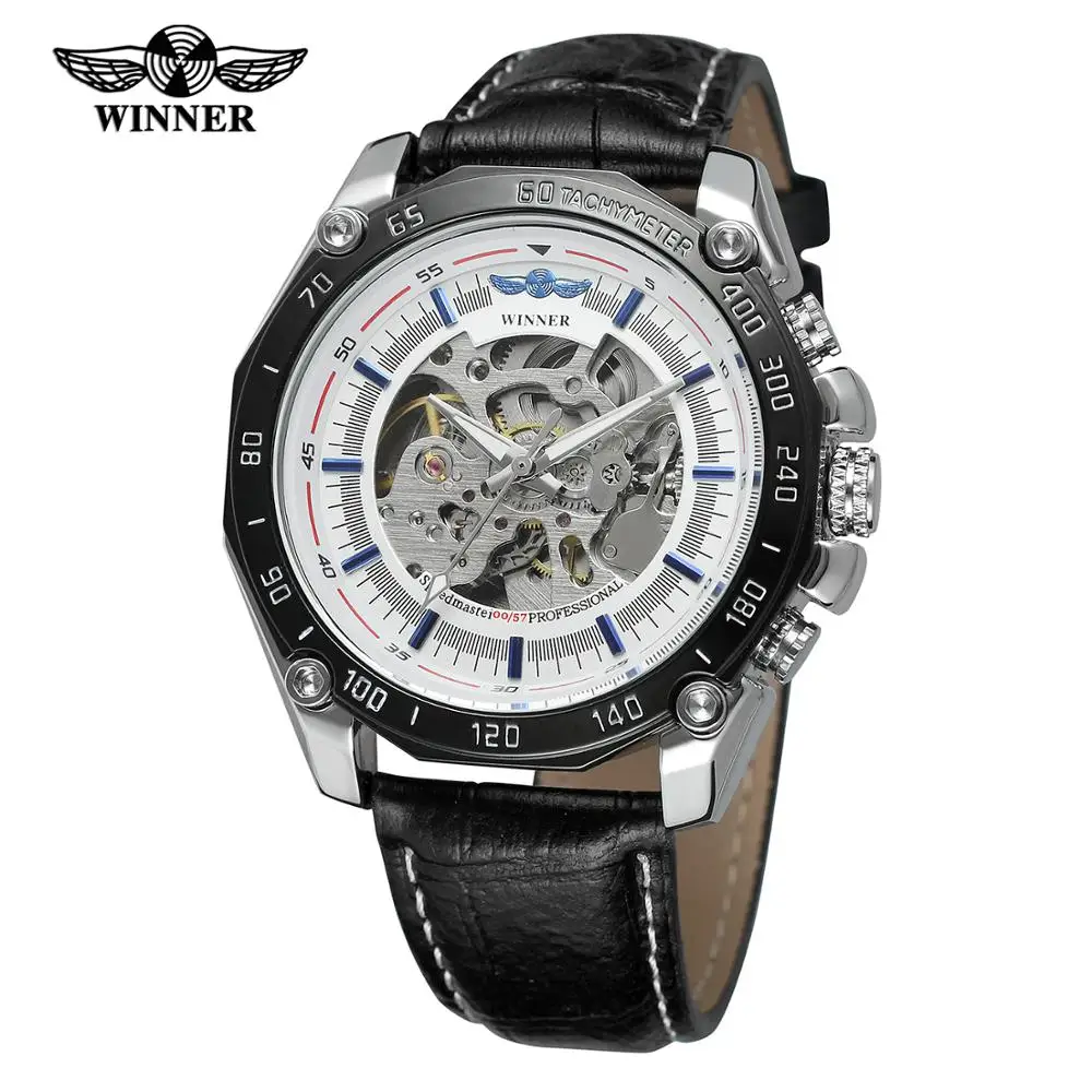 2024 T-WINNER Elegant Fashion reloj hombre Skeleton China Factory Automatic Men Watch