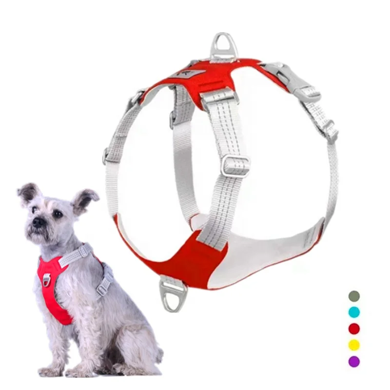 Lamb  Best Seller Adjustable High End Durable Safty Pet Vest Adjustable Reflective Soft Dog Harness