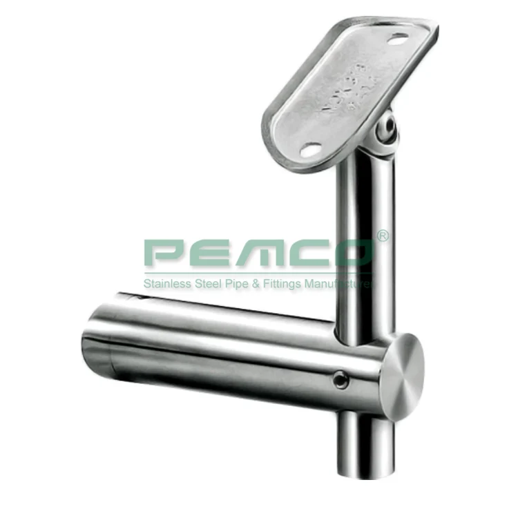 High Quality Stainless Steel 304 Wall Mount Bracket Fixed/Adjustable Hanrail/Corner Tube Wall Bracket