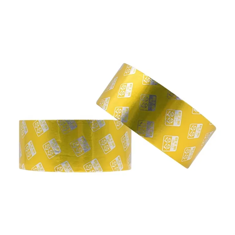 Custom Printing Wax Paper Anti Glare Compostable Material Golden Film Roll