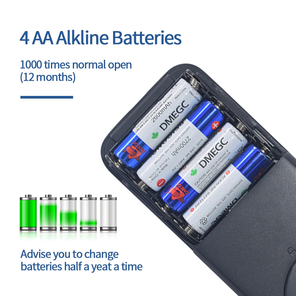 Wifi biometric keyless touch keyboard waterproof design costom deadbolt lock glass outdoor nfc smart lock