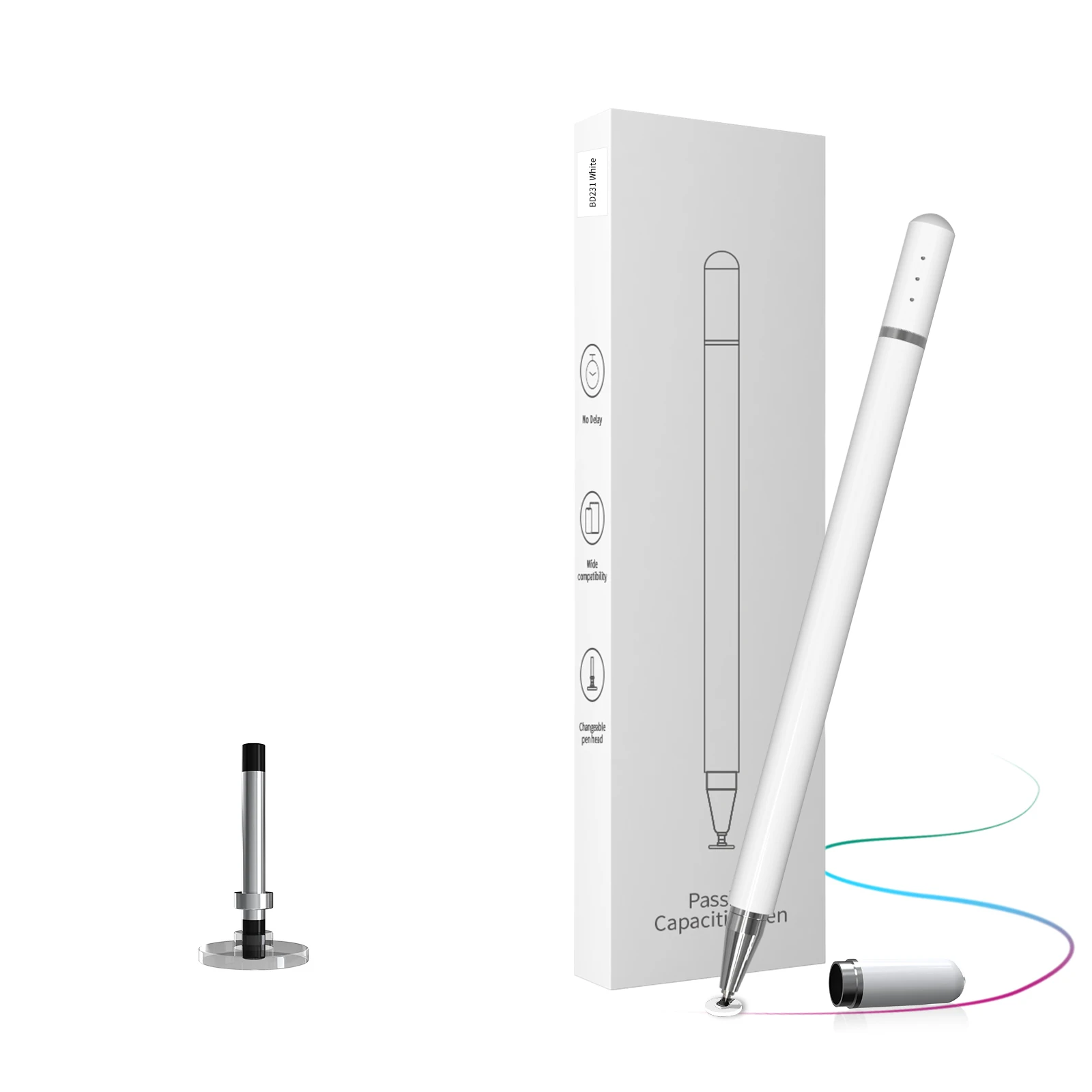 New Arrivals touch screen stylus with aromatherapy function supports mobile phones and tablets with adjustable fragrance