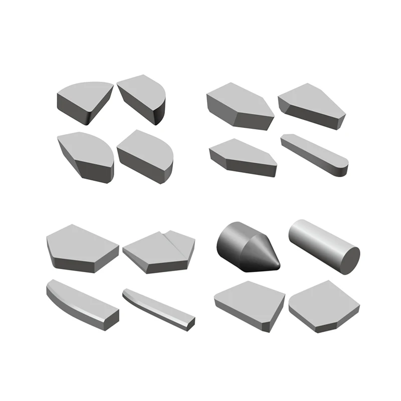 Factory Wholesales ISO High Quality Tungsten Cemented Carbide Brazed Tips inserts for  Lathe Tools