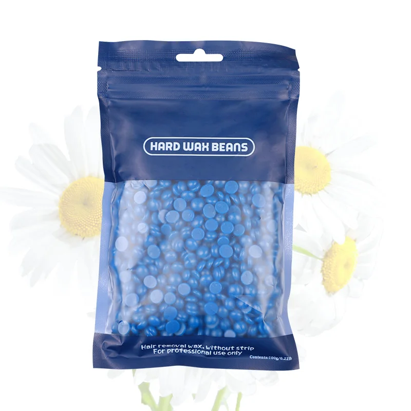 Hot Sale Colorful Packaging Premium Hard Wax Beans 100g Depilatory Wax Beans For Hair Removal Waxing