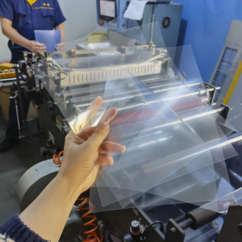 Wholesale A3 A4 Size Clear PVC Binding Cover Sheet For Note Book Cover