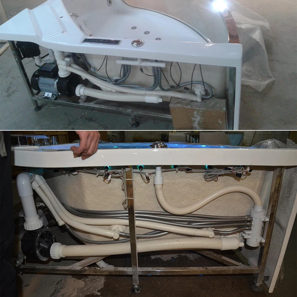 Foshan cheap couple acrylic corner small european small bathtub for adults uk bath whirlpool transparent tub