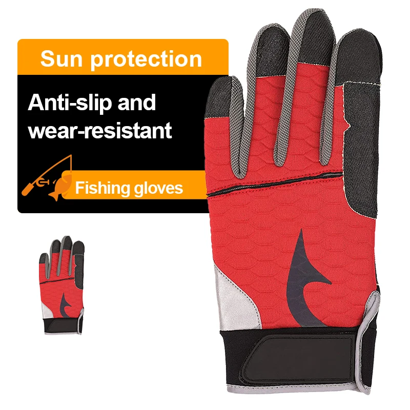 HSD Free sample custom custom Touch screen fishing gloves for fishing, fishing, boating and outdoor use other sports gloves