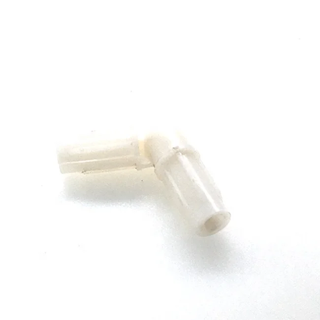White Curtain Rod Elbow Joint  Bay Window Curtain Pole/Rod Elbow Corner Joint Connector