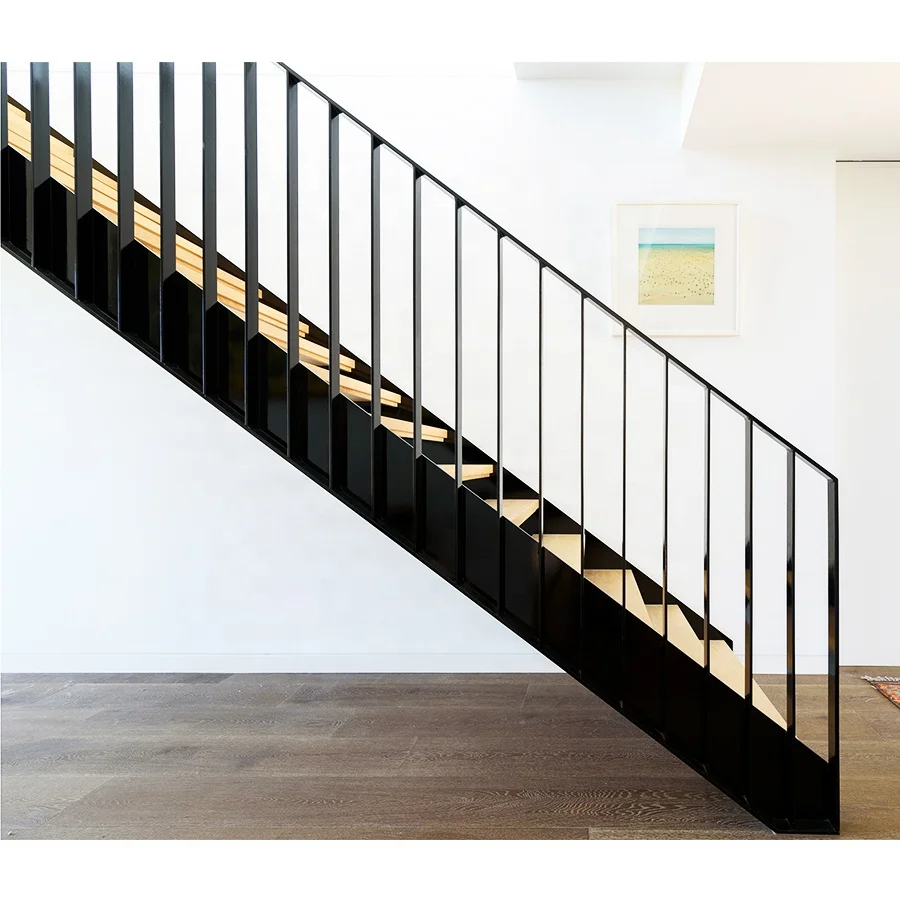 Top Selling Products In Alibaba Wood Stair Treads Metal Railing For Stairs Indoor Stainless Steel Tshaped Support Rail Staircase