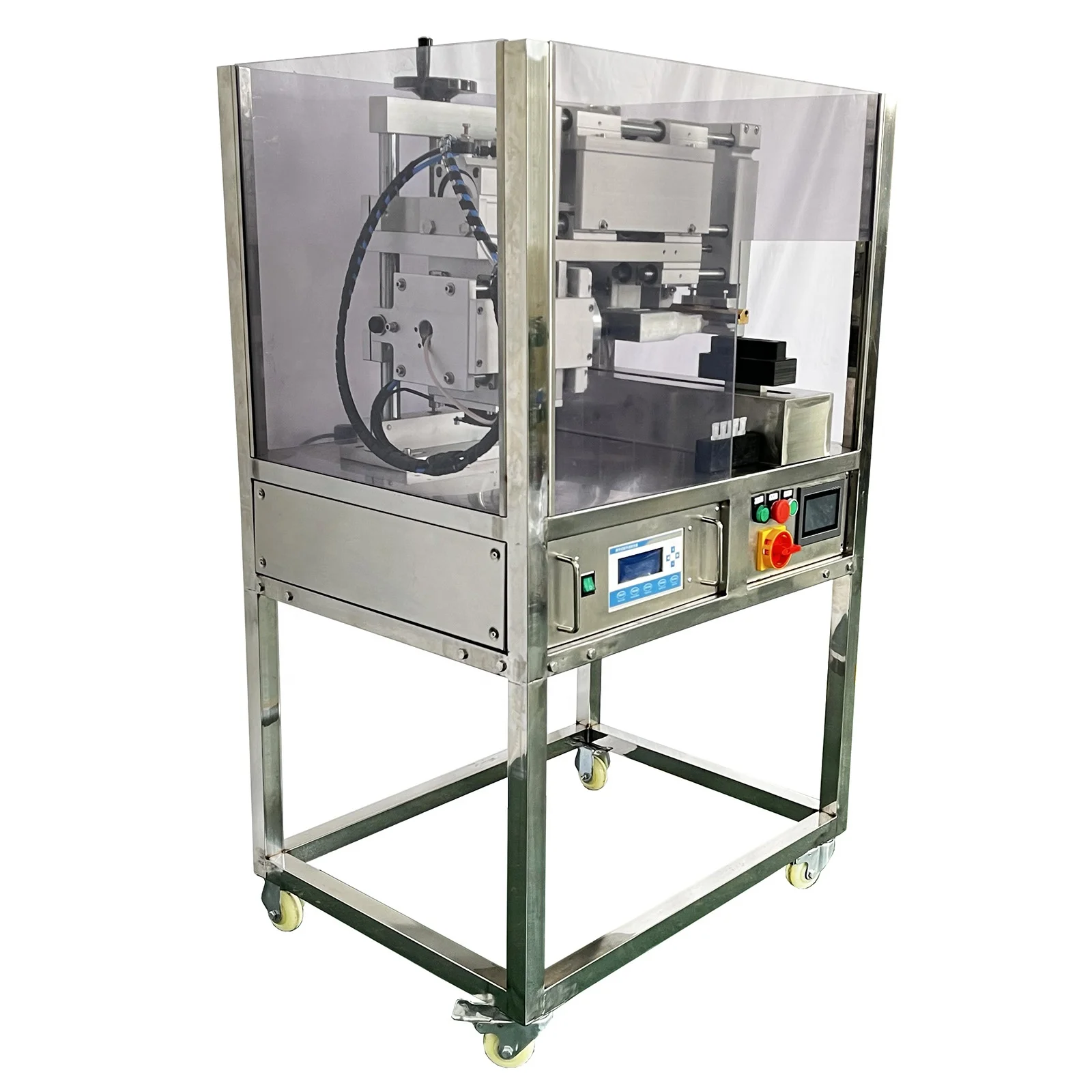 Horizontal type ultrasonic strip tube sealing welding machine