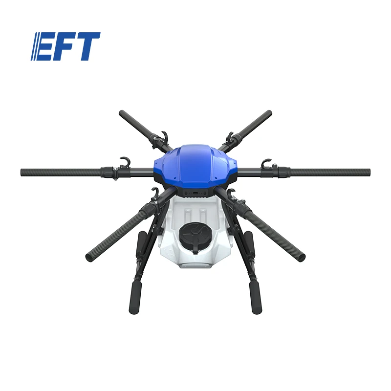 Ультралегкая рама для сельскохозяйственного дрона EFT E610M 10L удобна для транспортировки с места на место
