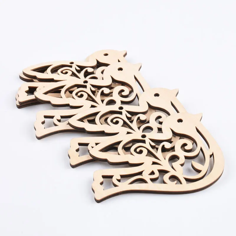 Hot Selling Wooden Crafts Plank Laser Processing Engraving MDF Cutting Basswood Peach Wood Punching