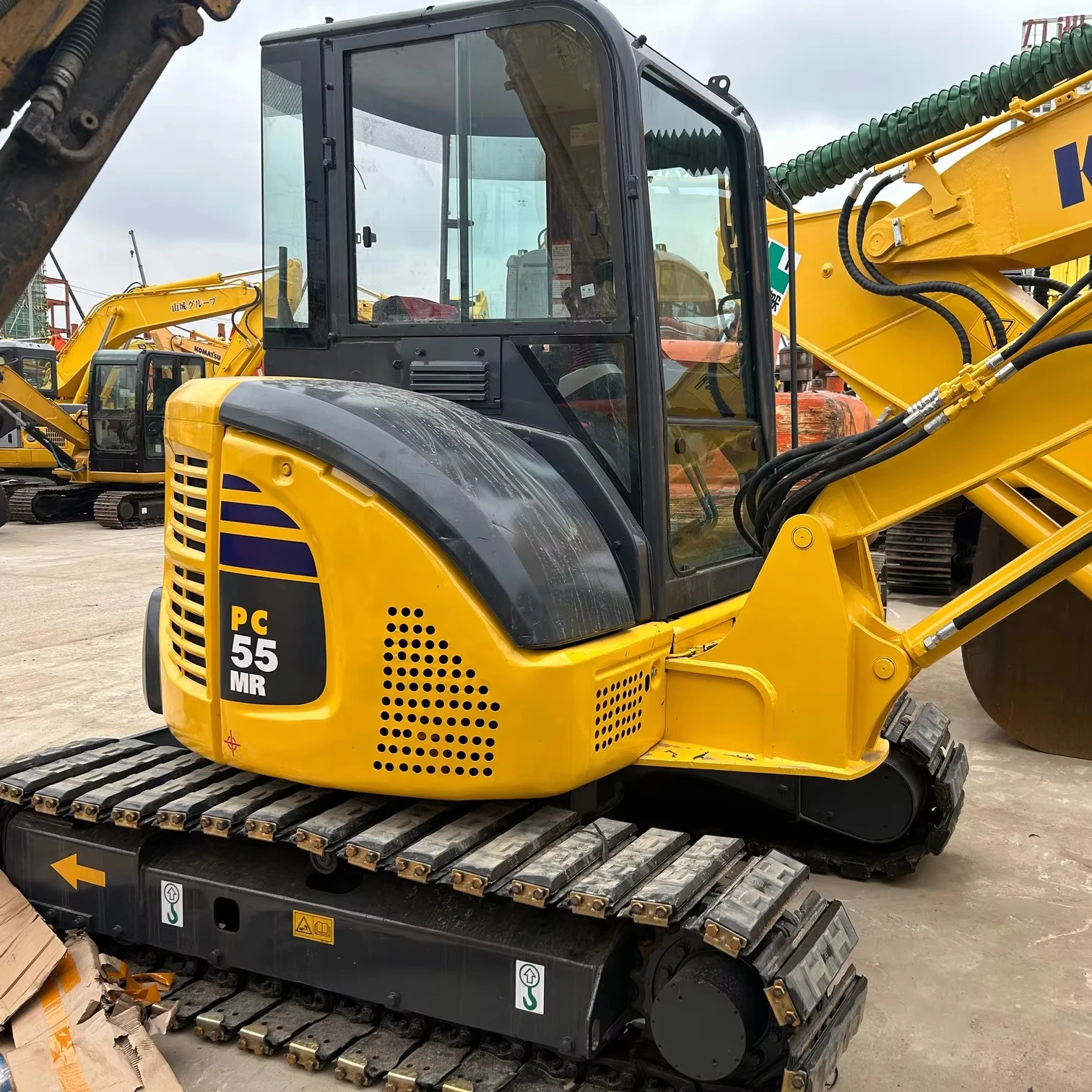Используемый мини-экскаватор Komatsu PC56 PC55MR-2 PC55 PC35mr PC40mr PC78us pricesr для продажи