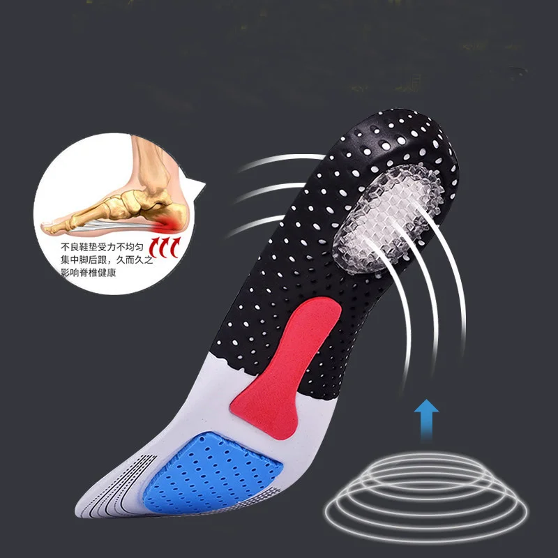 Insoles Orthopedic Memory Foam Sport Support Shock Absorption Insert Woman Men shoes Feet Soles Pad Orthotic Shoes & Accessories