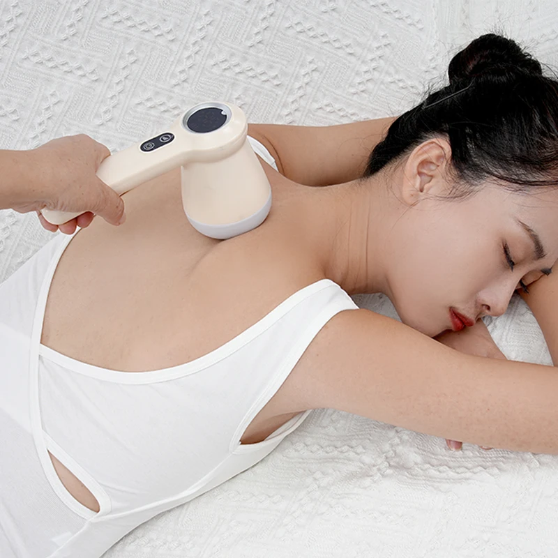 Professional Electric Microcurrent Rechargeable Body Sharping Sculpt Burning Vacuum Lymphatic Massage Brand Cellulite Massager