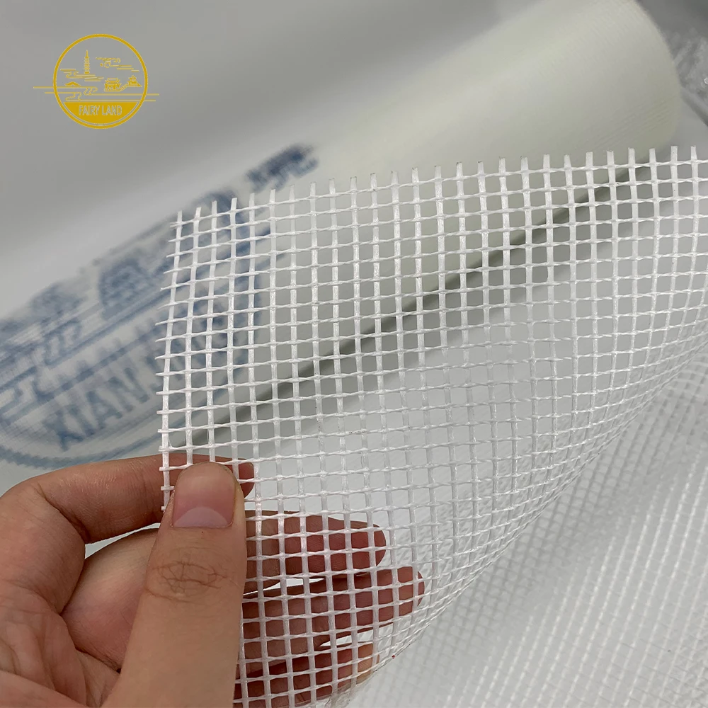 XIANJING Factory Extremely High Durability White Weight 40g to 300g Stucco Fiberglass Mesh