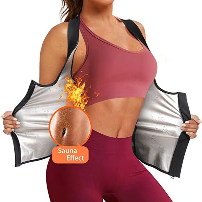 Для женщин горячий пот Body Shaper сауна жилет Потеря веса для женщин сауна тренировочный костюм