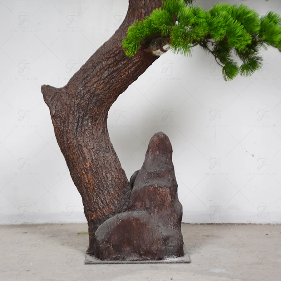 Large Indoor Simulation Podocarpus Plant Ornamental Trees Plant Artificial Pine Trees