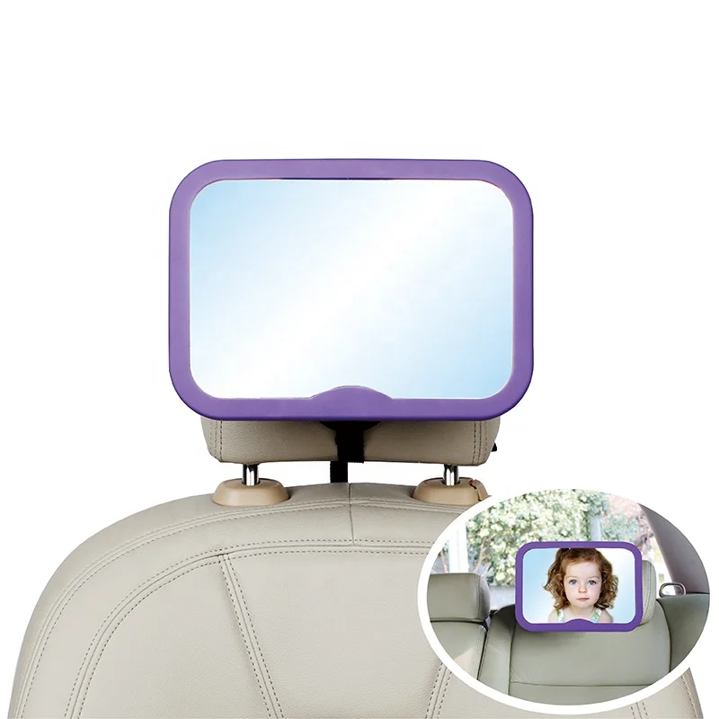 2021 hot selling Big Size baby car mirror Safety Acrylic Shatterproof car mirror for baby Car seat Mirror