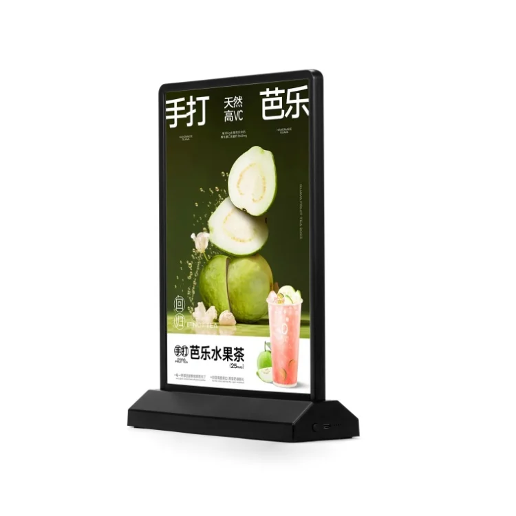 Custom IP20 waterproof business light box A4 / A5 /A3 desktop menu LED advertising lightbox in stock